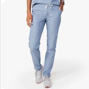 Large/Tall Heather Indigo Livingston scrub bottoms by Figs